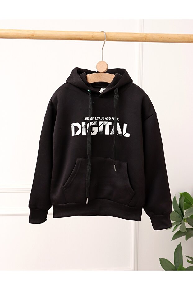 Hanorac DIGITAL negru - 1