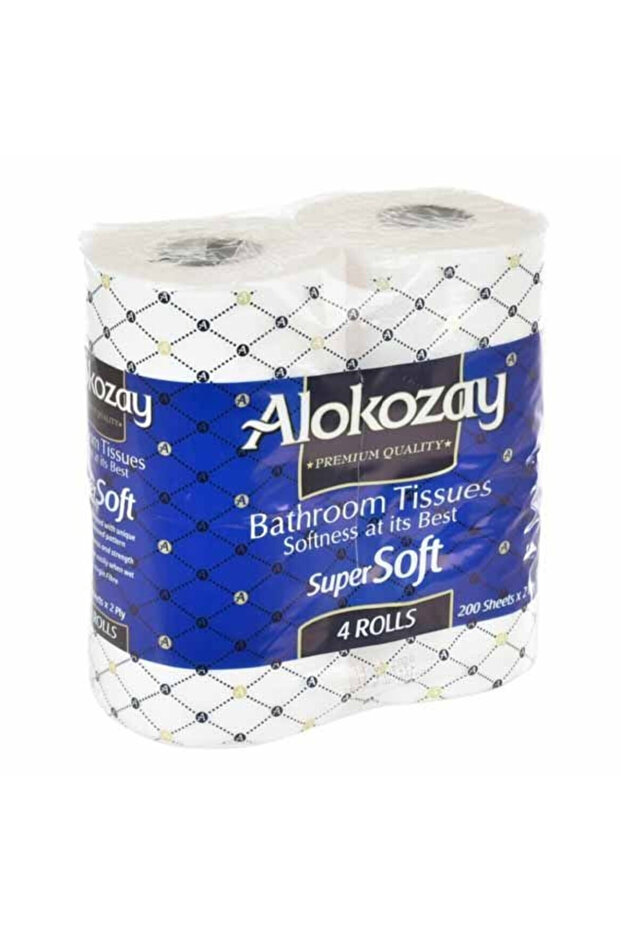 Bathroom Toilet Tissue Rolls Ultra Soft 2-Ply (4 Pack, 200s)