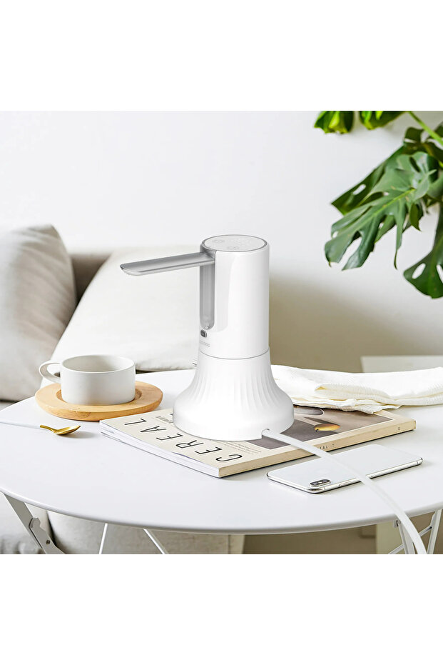 Lifestyle Digital Water Bottle Pump – Rechargeable Tabletop Dispenser with Touch Control .