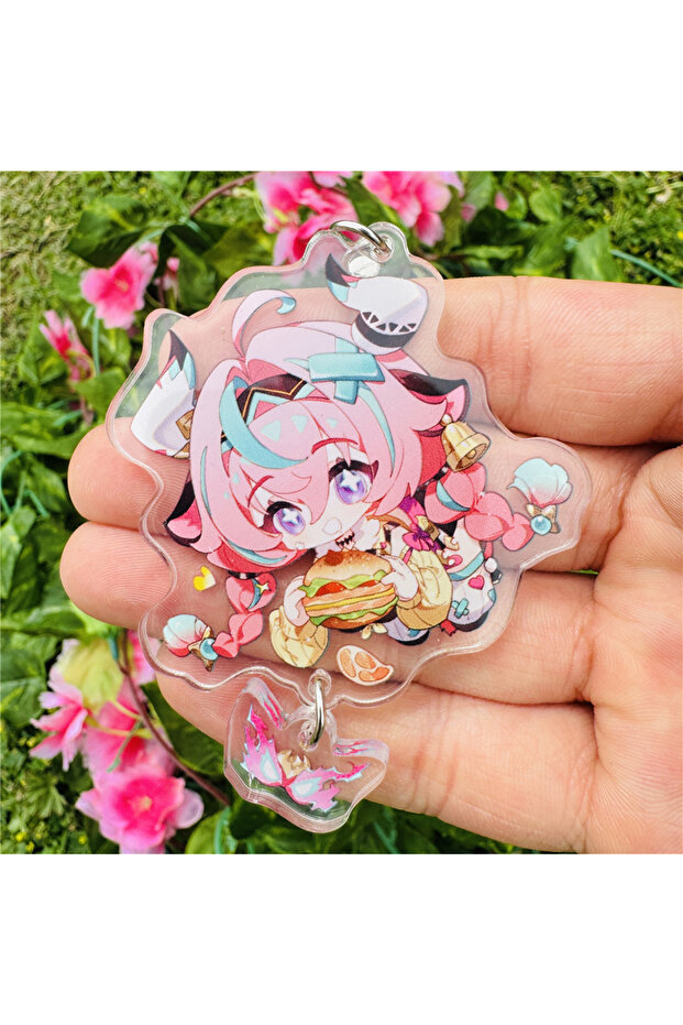 2 Game Varesa Escoffier Ifa Cosplay Accessories Acrylic Key Chain Badge Keychain Pendant Cartoon Pr.