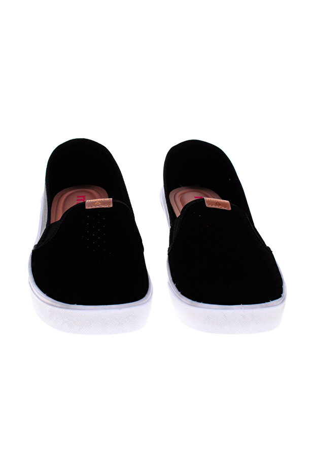 صندل مسطح مفتوح من الأمام مزين بعقدة - 2