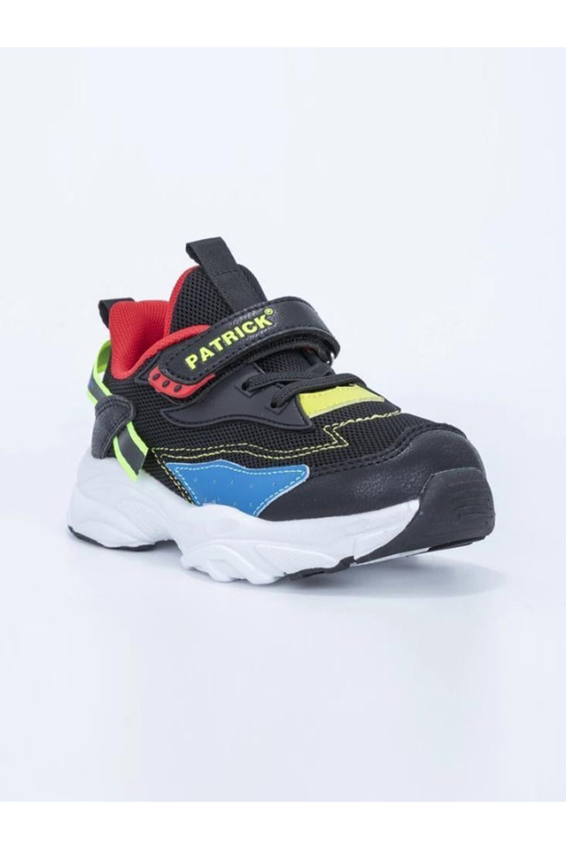 أحذية ذات لوحة سوداء متباينة مزودة بخطاف وحلقة - 2