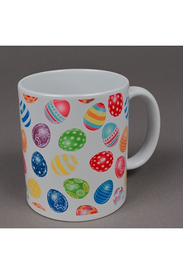 Personalized Mug with Colored Eggs for Easter, 300 ml - 2