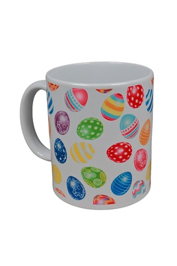 Personalized Mug with Colored Eggs for Easter, 300 ml - 1