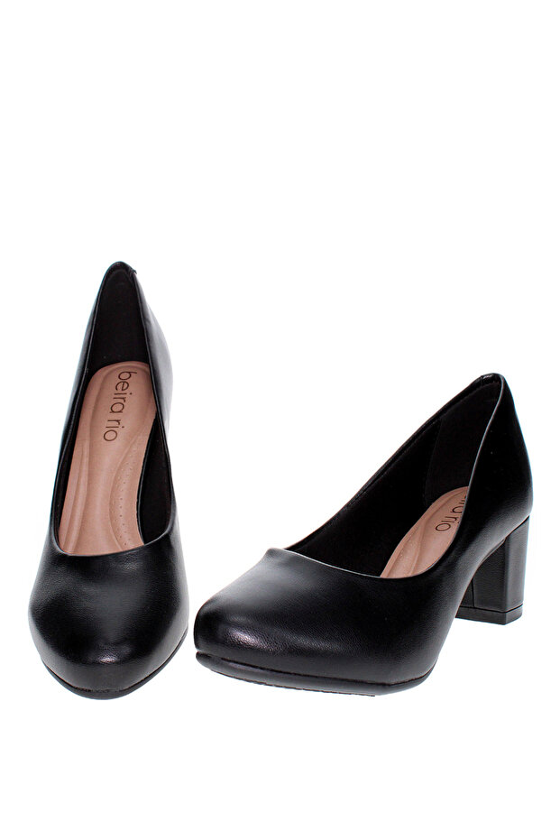 أحذية حذاء بكعب عريض صلب - 7