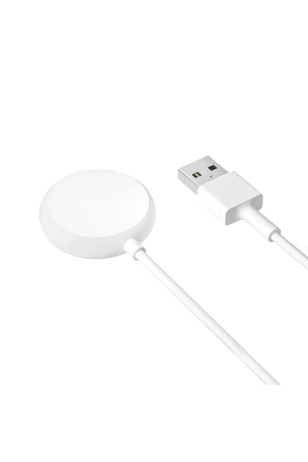 شاحن USB-C أبيض اللون لساعة جوجل بيكسل 1، كابل شاحن ساعة ذكية USB-C، شاحن سريع بديل