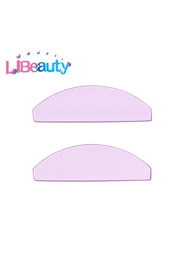 Purple Libeauty New 1 Pair Lash Softening Pads Silicone Eyelash Perm Pads Lashes Rods Shield Lifting