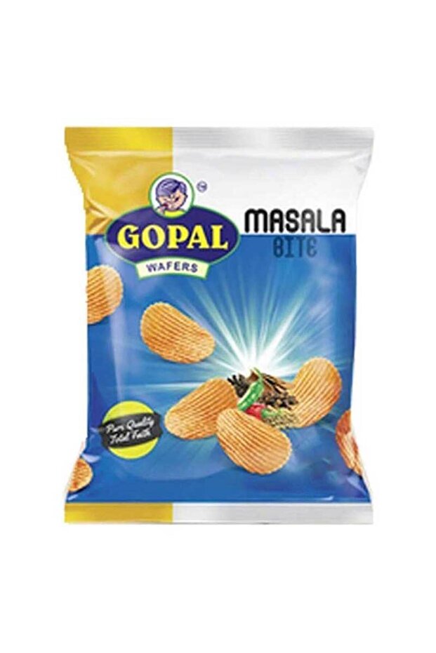 Gourmet Medium Ridge Cut Hot Indian Spiced Potato Wafers (150g)