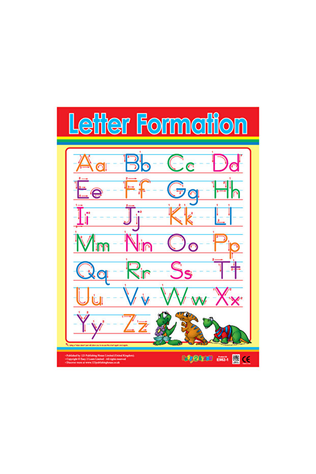 Numbers and Pictures - Wall Chart in English