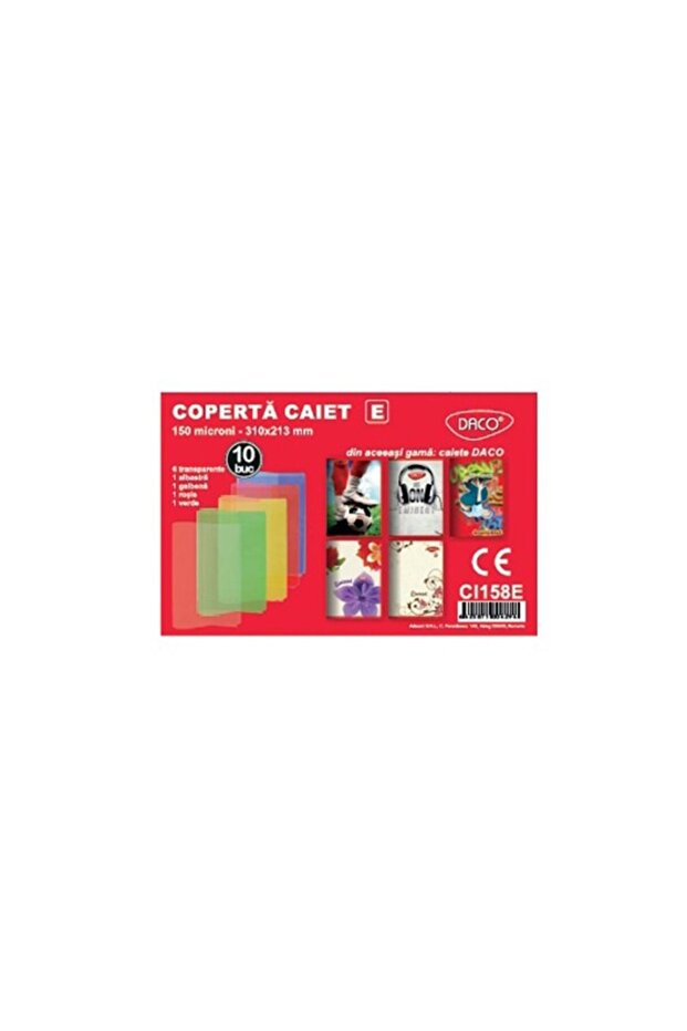 Copertă pentru caiete A5 150 microni tip Ecada - 1