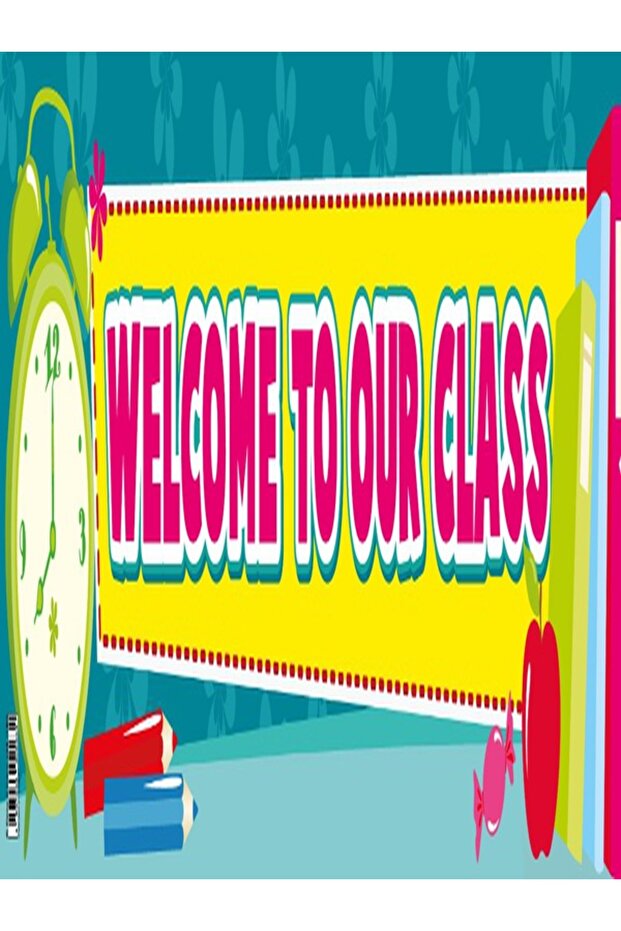 Welcome to Our Class – Banner in English