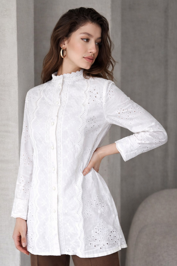 Fisto Gömlek A2001 Beyaz - 2