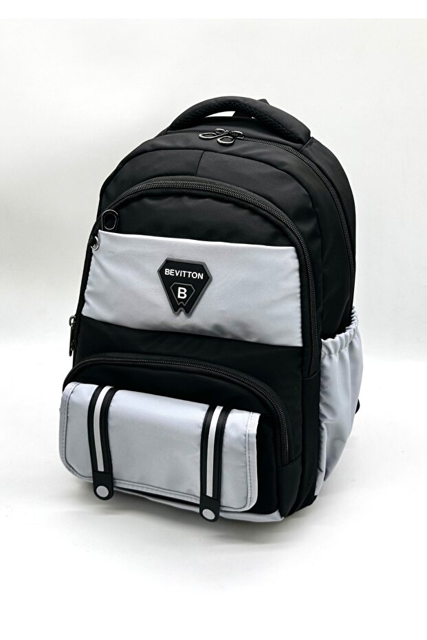 حقيبة ظهر مدرسية ساتان ساد مقاوم للماء من فئة S حقيبة ظهر للمدرسة الابتدائية - 4