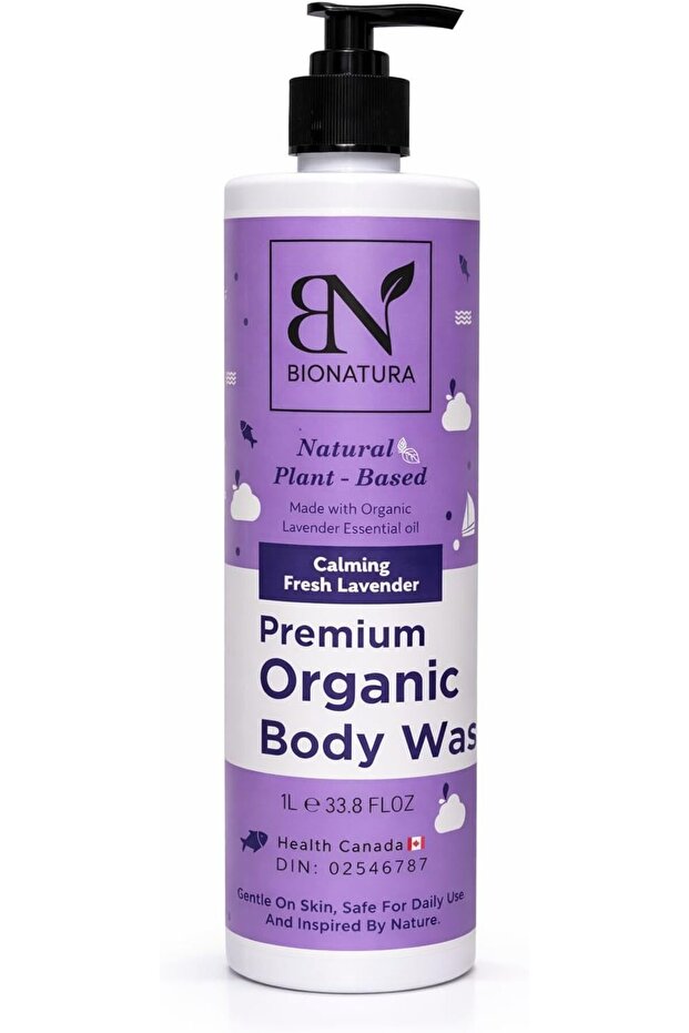 Natural Body Wash Made with Olive & Coconut Oils – Plant-Based, Moisturizing, Gentle Daily Cleanse