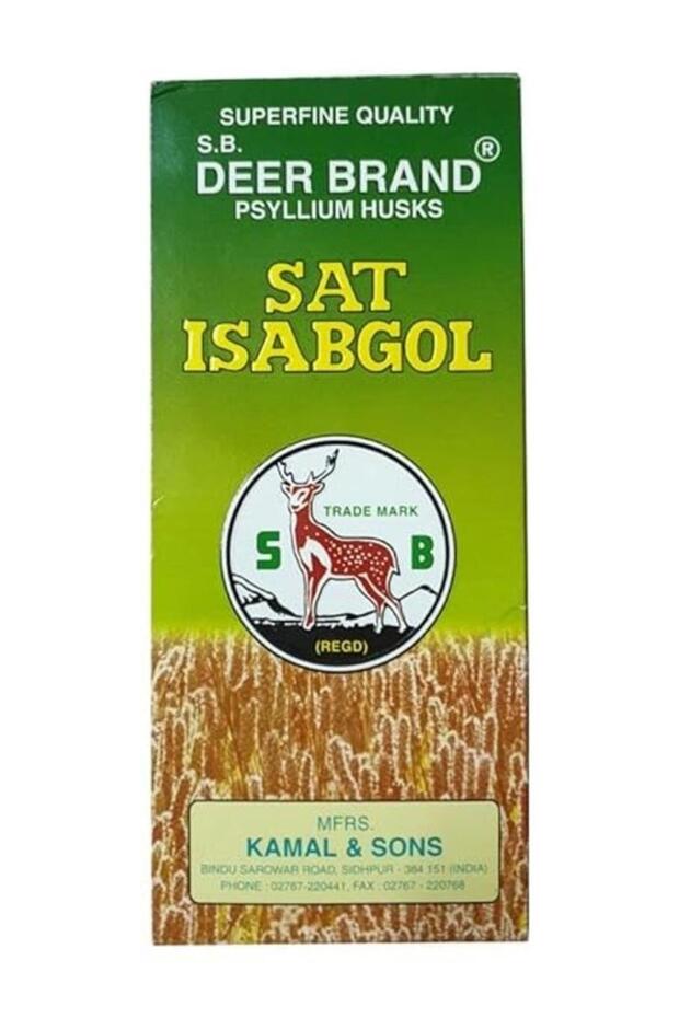 Sat Isabgol Pure Psyllium Husk Soluble Digestive Fiber Value Pack (100g)