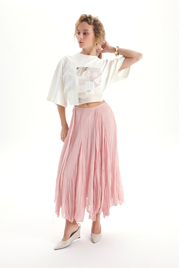 Cloud Dancer Beyaz Oversize T-Shirt - 3