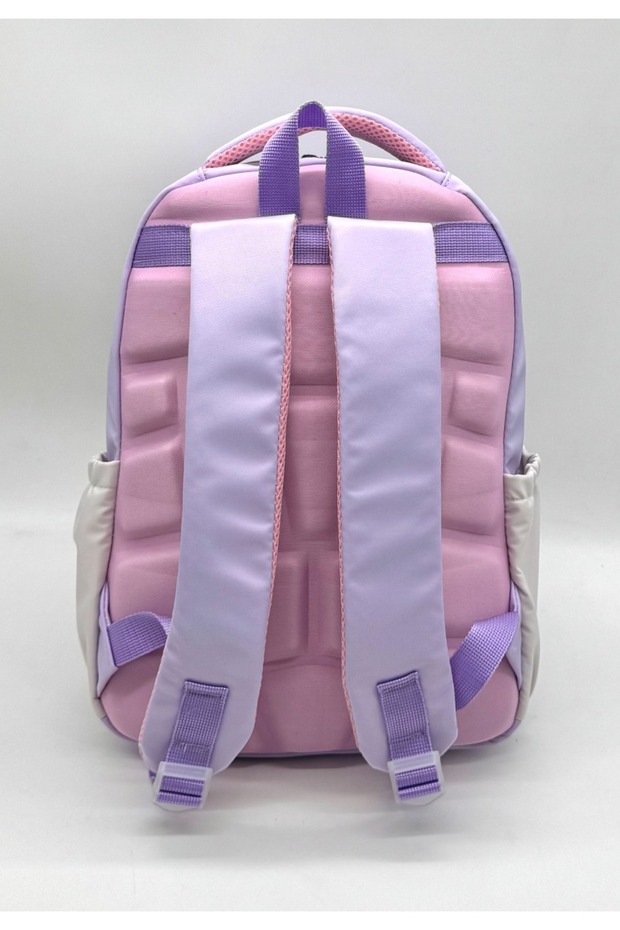 Classic Plain Satin Fabric Elementary School Backpack Elementary School Simple Backpack Primary School Backpack - 6