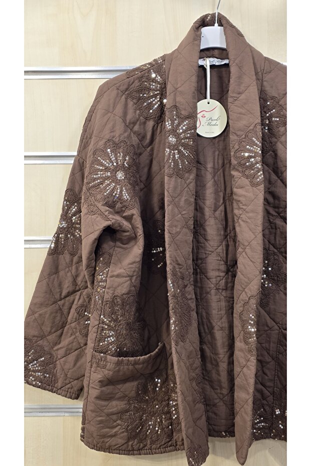 Kadın Ceket Pul İşlemeli - 2