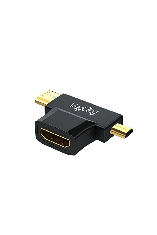Mini HDMI / Micro HDMI Male to HDMI Female Converter Adapter