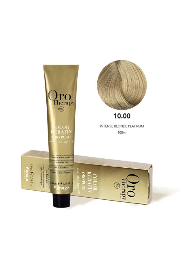 Oro Puro Hair Color 10.00 Intense Blonde Platinum 100ml