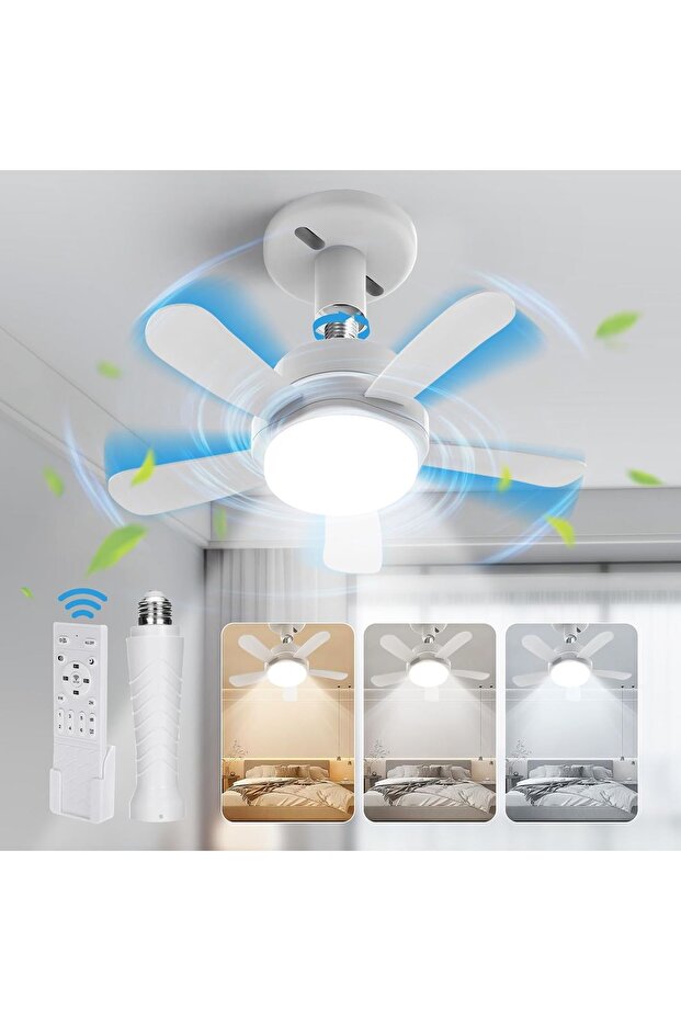 Blitzwill LED ceiling light, 38 cm, remote control, silent, 6 speeds, dimmable, E26/E27, timer - 1