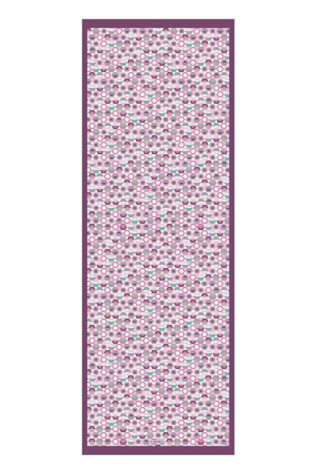 شال بنفسجي 70X200 نقي الملمس