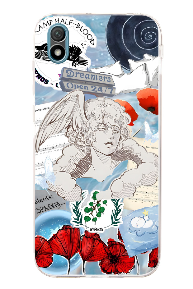 حافظة هاتف شفافة بنمط هايبنوس متوافقة مع هاتف هواوي Y5 2019 - 1