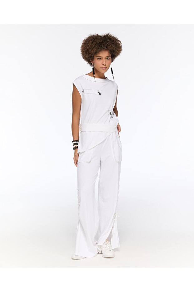 Drawstring Detailed Trousers
