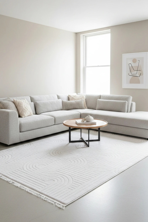 Zeta Halı Venti Soft Textured Modern Carpet