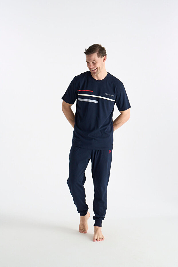 26Y Men's Navy Blue Pajama Set