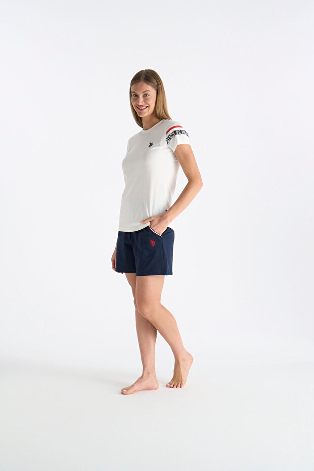 26Y Women's Ecru Shorts Set