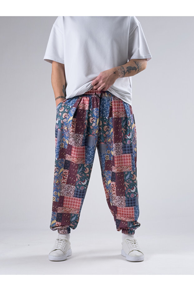 بنطلون شالوار منقوش للرجال من ياما COC2924 - 3