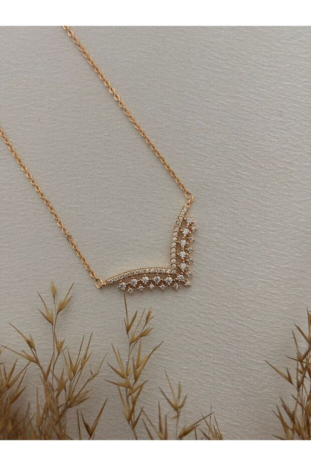 Rosegold Jeweler Model Steel Necklace