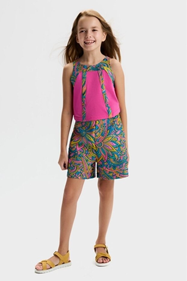31342 Boho Blouse 8/14 Fuchsia