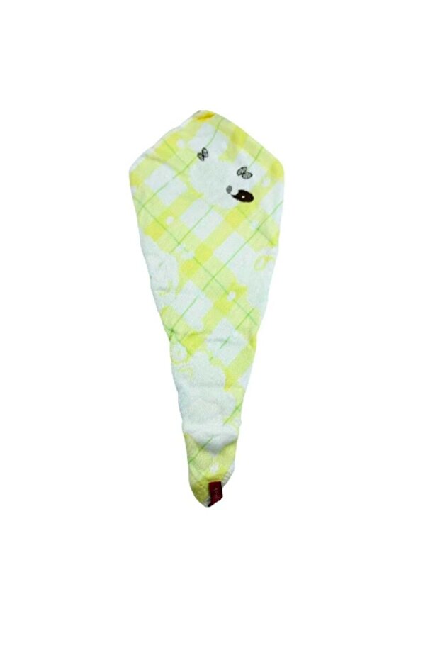 Bear Pattern Kids Drying Hair Towel