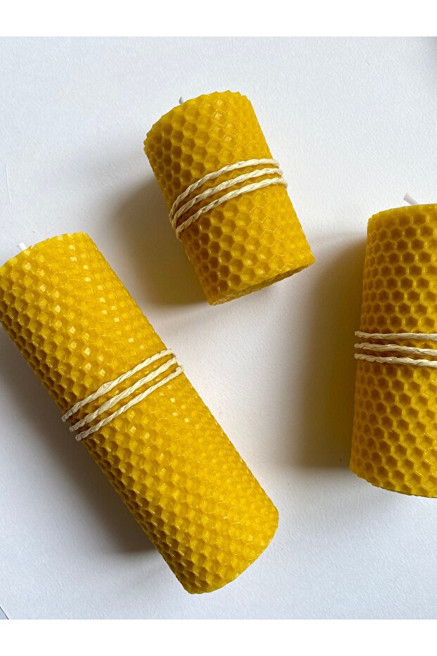 Başmumu 3'lü Set En 4,5 cm