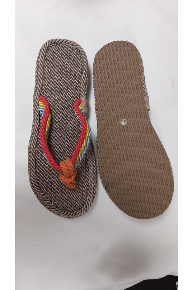 Drawstring Flip Flops - 4