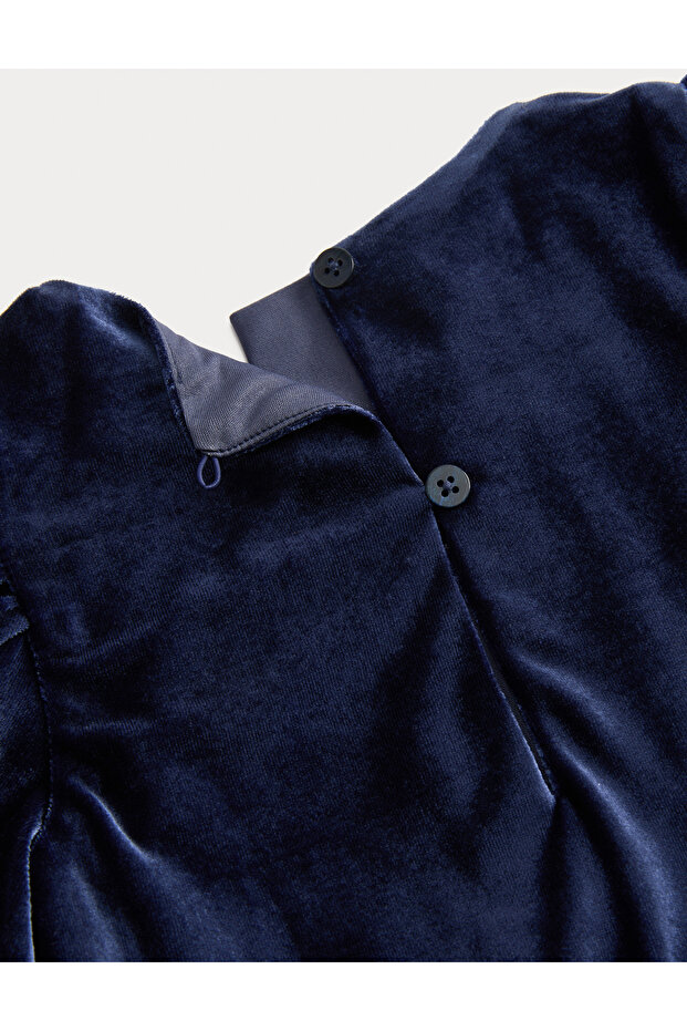 Frozen Kadife Elbise - 3