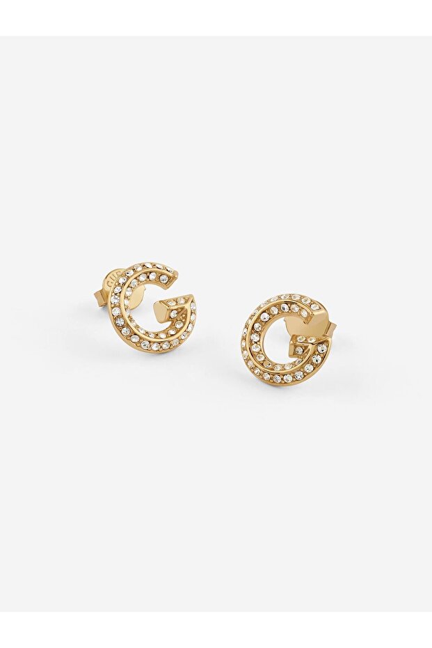 G crystal earrings