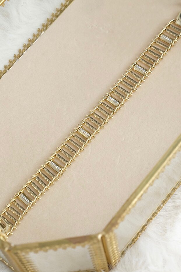 Silindir Model Çelik Bileklik - 1