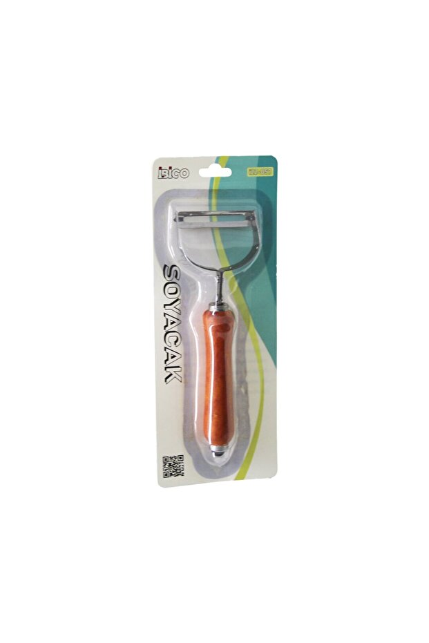 İbi̇co İ22-057 (Wooden Handle) (Single Head) (Metal) Peeler*480