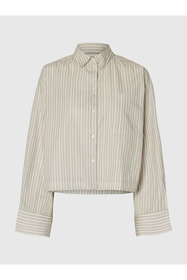 Crop-Bluse Boxy Fit - 2