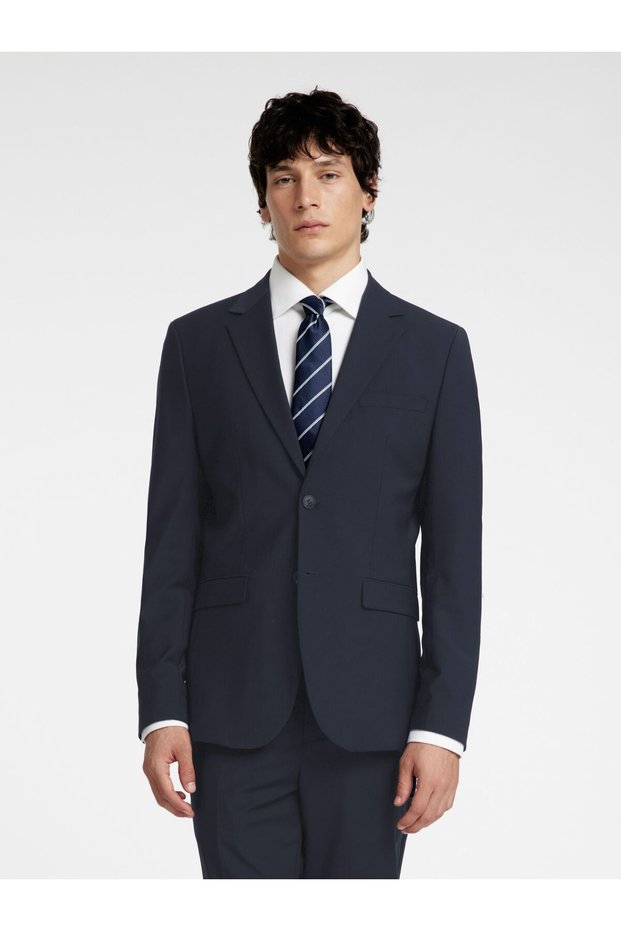 Blazer Slim Fit Wollgemisch