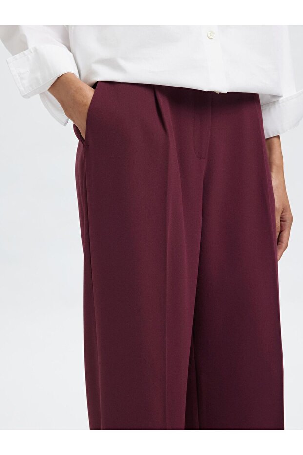 Hose mit weitem Bein. Gewebte - 5