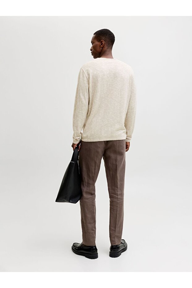 Strickpullover Einfarbig Strickpullover - 3