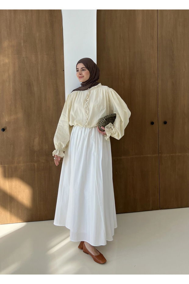 3257 HM GÖMLEK bej - 3