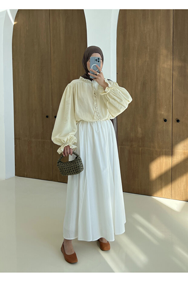 3257 HM GÖMLEK bej - 4