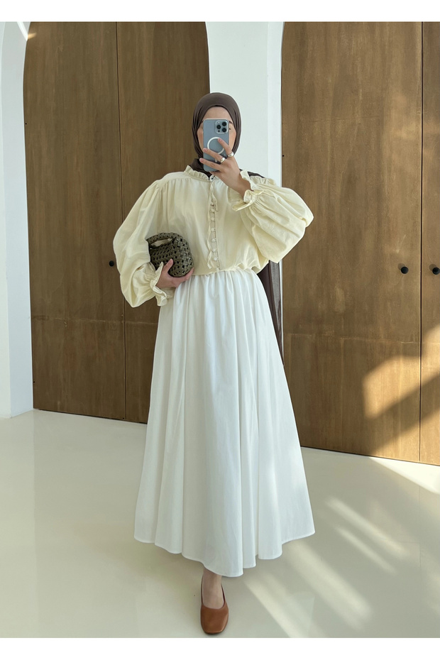 3257 HM GÖMLEK bej - 5