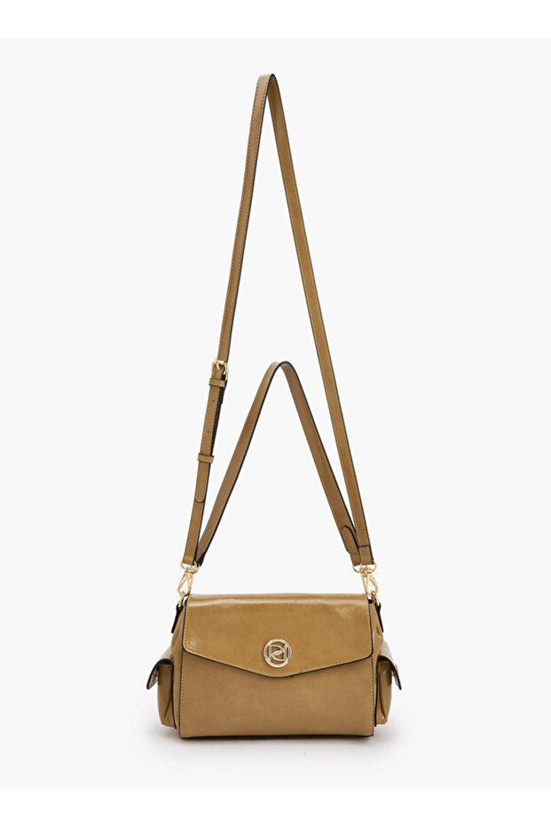 حقيبة كتف صلبة مع حزام قابل للفصل - 2