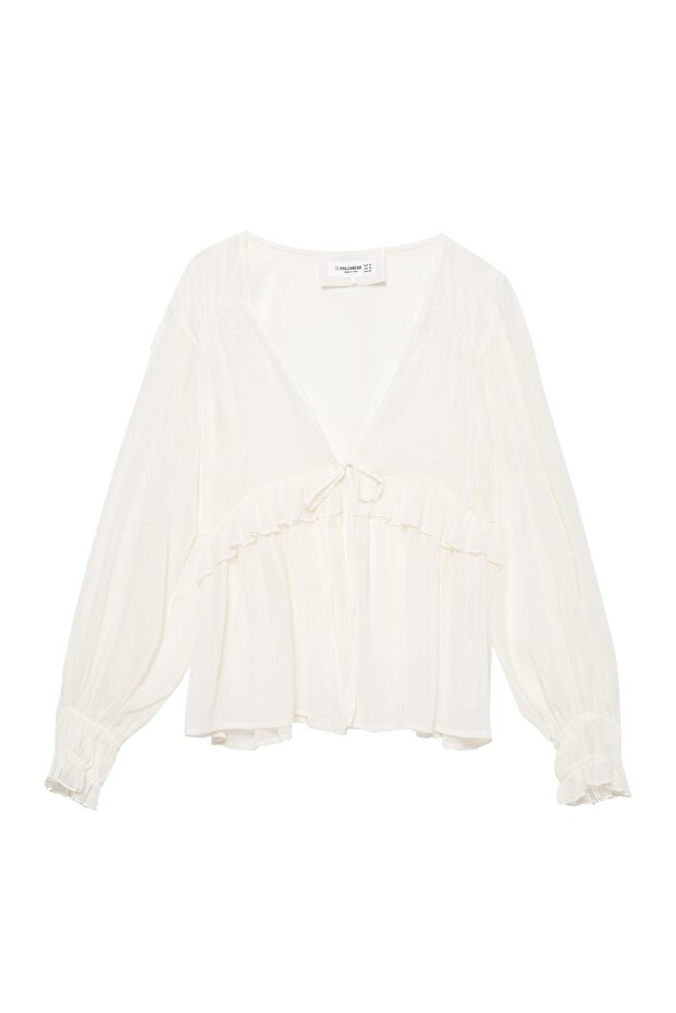 Fırfırlı bluz - 3